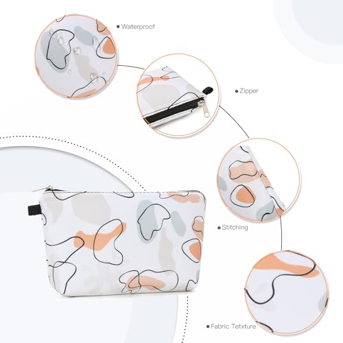 Miss Lulu Toiletry Bag Makeup Bag Cosmetic Bag Storage Travel Wash Bag Organizer SBS Zipper Pouch for Women - Image 2