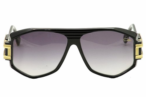 Cazal 163 001SG Sunglasses, Shiny Black Gold 59 mm