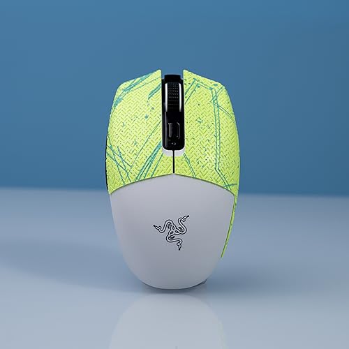 Cinta adhesiva de agarre para Razer Orochi V2 BTL antideslizante verde precortada