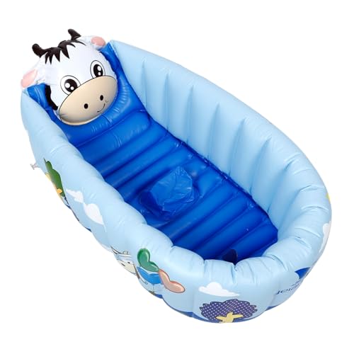TOGEVAL インフレータブルベビーバスタブ 新生児対応 折りたたみ式 持ち運び簡単 快適設計 簡単膨張 収納可能 用浴槽 家用外出用