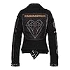 Rammstein Women's Jacket Metal Patches Black Official Band Merchandise, black, XXL #2