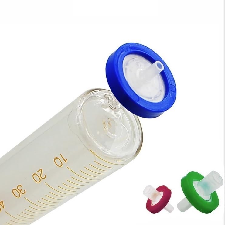 13mm Lab Syringe Filter, MCE Nylon PTFE Membrane Needle Filter,10pc