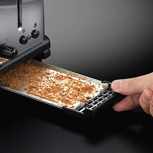 Russell Hobbs RU23334 Stainless Steel 2 Slice Toaster, Cream,Cream Homewizardry.co.uk