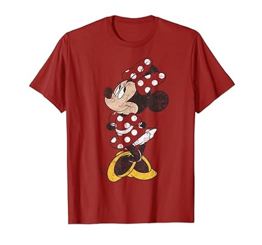 Disney Mickey And Friends Minnie Mouse Simple Camiseta | Ya disponible en tu tienda friki favorita! En mundofriki.es!