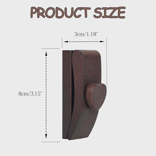 Image of 4 Quilt Hanger for Wall for Display - Tapestry Hangers for Walls, Wooden Rug Hangers for Wall Hangings, Decorate with Your Blanket and Tapestry Hanger, Quilt Rack Clamps for Mount (Brown)