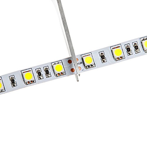Image of 5M300TAD-NW LED Strip Tape Light, 5M 16.4FT 5400LM 12V DC 72W IP33 LED Tape, Natural White 4000K, 2-Pack