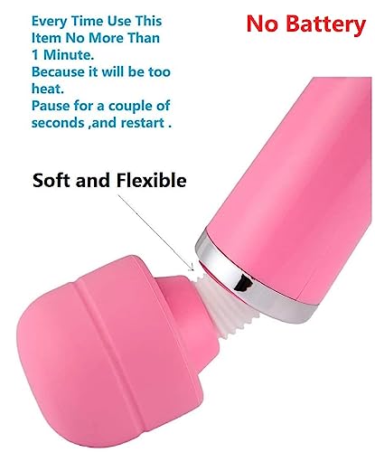 Gajoin Powerful Big Handheld Electric Back Massager Vibrating Massager For Woman Sports Recovery Muscle Aches Pain Shoulder Neck Leg Back Hand Foot Massage (Pink Big Massage Toy) #TOP4