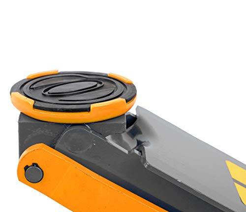 KrafTWelle 5T Profi Rangier-Wagenheber Autoheber flach blau (Einschubtiefe 75 mm, maximale Höhe 620...