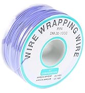 JESSINIE Purple Electronic Wire DM-30-1000 Wire Wrapping Wire 30 AWG Single Core Wire Circuit Boa...