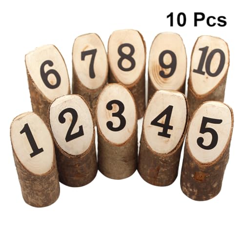 Support réutilisable en mini souches en bois rustiques pour plans de table de fête