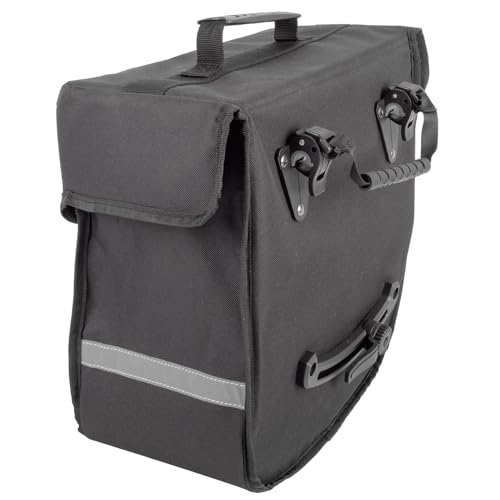 M-Wave Gepäckträgertasche Amsterdam Single, schwarz, 18 l