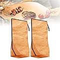 BBQ Blanket for Resting Meat, Reusable BBQ Resting Blanket, Meat Resting Blanket with Zipper, Insulated Meat Resting Bag for Outdoor BBQ - Ensures The Meat is Tender and Juicy (2pcs)