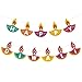 Whaline 2Pcs Happy Diwali Banner Colorful Diwali Garland Pre-Assembled Festival Hanging Banner Deepavali Party Decorations for Indian Themed Diwali Party Doorways Home Mantel Decor Supplies