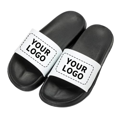 Pantoufles Personnalisées pour Hommes Femmes, Pantoufles D'intérieur Tongs Logo Photo À Faire Soi-même, Sandales Chaussures Color1,40