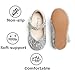 THEE BRON Mary Jane Ballet Flats - Girls' Dress Shoes with Hook & Loop Closure(AF452 Silver/8M)