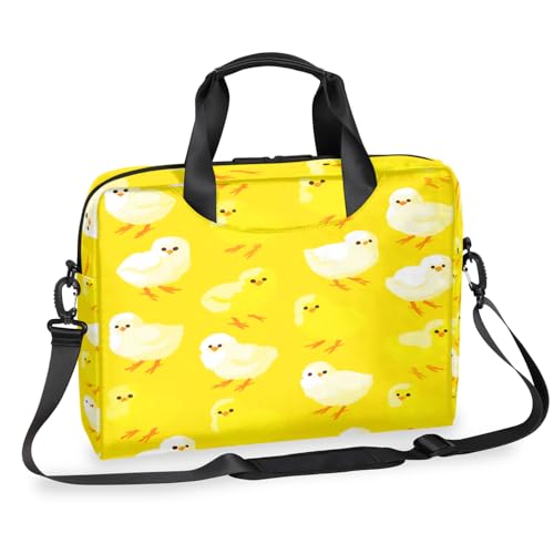 Maletín para portátil 16 pulgadas diseño pollito amarillo miniatura 1