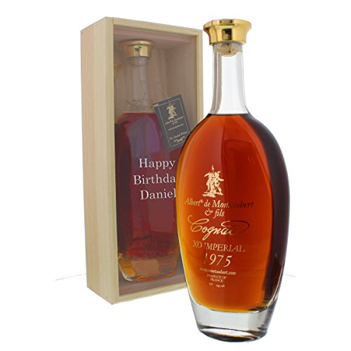 Cognac 1975 - Jahrgangscognac Albert de Montaubert 1975 mit individueller Personalisierung