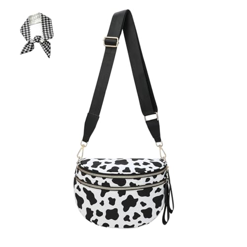 Crossbody Bags For Women–Go Free The Roomiest Crossbody,Trendy Checkered Purse With Adjustable Strap,Water-Resistant