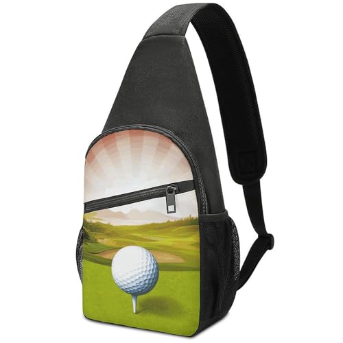 Mochila tipo sling ligera para hiking y viaje unisex