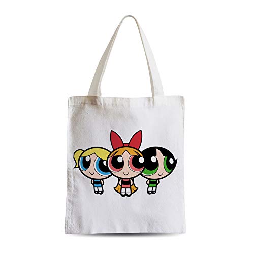 Tote bag Sac Shopping Super Nanas Powerpuff Girls Dessin Animé Génération 2000 Cover