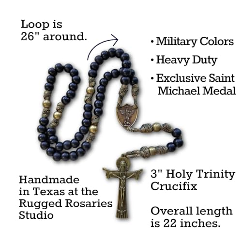 Soldier Paracord Rosary in Military Camo - Strongest Rosaries3