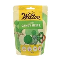 Wilton Candy Melts Dunkelgrün: Schmelzende Glasur mit Süßem, Cremigem Geschmack zum Gießen, Dippen und Dekorieren - für Cake Pops, Keksen, Pralinen und Kuchen - 125 g