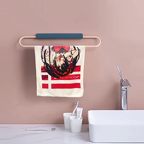 Smosun Color Changing Bath Towel, Funny Anime Kawaii Hand Towels With Tokisaki Kurumi Character, Ultra Soft Absorbent Quick Drying Face Towel For Bathroom Daily Use #TOP2