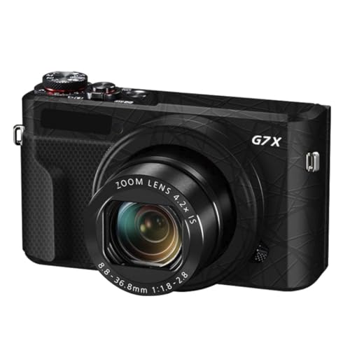 G7XII �J�����J�o�[ �X�L���X�e�b�J�[ �ɓK������ Canon G7X Mark II �J�����v���e�N�^�[ �t�B���� �X�L�� ���h�~ �ی쑕���Ƒϖ��Ր�(�N���X�E���g���u���b�N)
