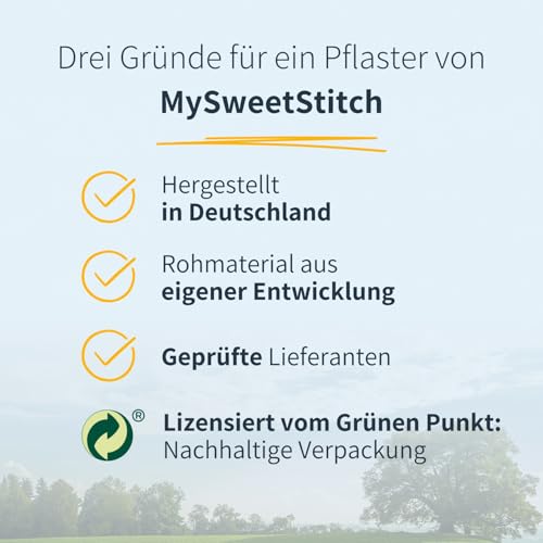 MySweetStitch - Omnipod Underpatch 10x Hautschutzpflaster oval gegen Hautreizungen beim Omnipod, atmungsaktiv & hypoallergen, wasserfest bis 15+ Tage, Made in Germany, Beige