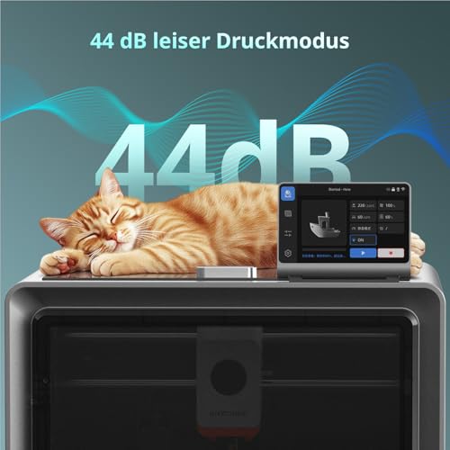 Anycubic Kobra S1 Combo 3D-Drucker Mehrfarbig, Geschlossene CoreXY-Struktur, 600 mm/s Schnelles Drucken, Trocknung Filament während des Drucks, 320 °C Hotend, Druckgröße 250 x 250 x 250 mm