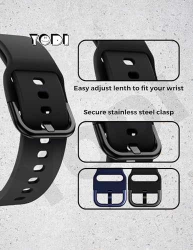 Image of YODI Strap Band Compatible with Amazfit T-Rex 2 Smartwatch Only Soft Silicone | Nylon | Chain | Leather Watch Straps with Installation Adjuster Tool For Amazfit TRex 2