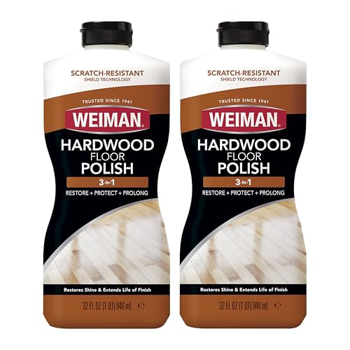 Weiman - Hardwood Polish and Restorer - Fußboden Politur, Polierset - 946ml - 2er Pack