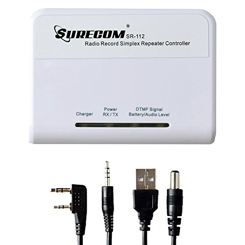 Gam3Gear Surecom SR-112 Controlador de repetidor dúplex de banda cruzada con cable de radio de 46-K K Plug