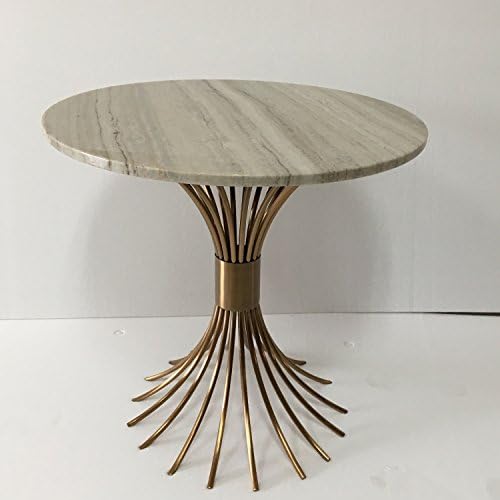 29'' BOUQUET Round Table Base, Rose Gold Table Base, Decorative Table Base, Wood Slab Base, Woodworking, from Ivadecorstudio