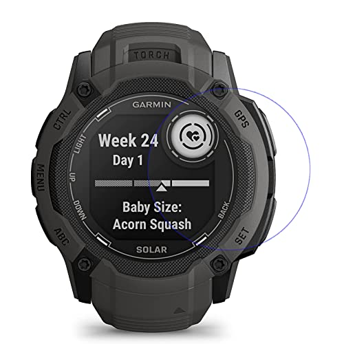 Accessoire de montre intelligente Garmin Instinct 2X Solar verre protection 0.33mm