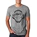 AW Fashions Quint's Shark Fishing Amity Island Jaws Funny 70's Movie Premium Men's T-Shirt (Sports Grey, Large)