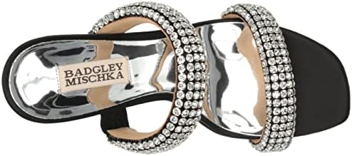 Badgley Mischka Women's SADE Heeled Sandal, Black, 8.5 | Image 4