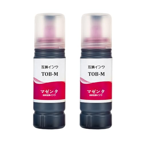 J-ECO製 TOB-M マゼンタ 染料 2本セット トビバコ エプソン用 丸型