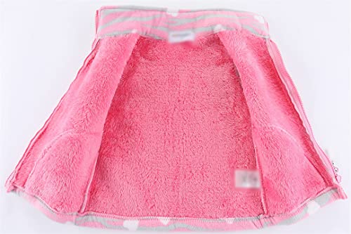 Koyuhhy Little Girls Vest Girl's Fleece Thick Warm Outerwear Vest Kids Polka Dots Zipper Waistcoat Stars 2T #TOP2