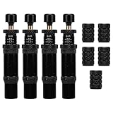 Fabater Einstellbares Auto-Stopp-Reifenablassventil-Set, (10–30 PSI), 4-teiliges Werkzeug Zum Anschrauben der Reifenluft, Offroad-Zubehör, Ventilschaft-Set, Schnelles Luftablassen