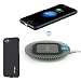 Antye Qi Wireless Charger Kit for iPhone 7 Plus - Includes [Slip-Proof] Wireless Charging Pad and [Matte Finish Flexible] Wireless Charging Receiver Case Back Cover - Black