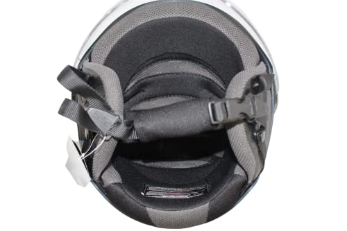 Scotland Casco Demi-Jet de policarbonato homologado Esquí, Amarillo neón, talla L - imagen 8