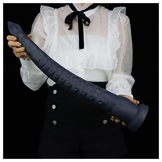 GAOSJX Silicona Negra Larga Suave,S