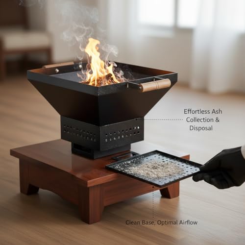Image of Havan Kund CRC Seat Powder Coating Body for Hanuman Pooja Devi Pooja and All of Pooja for Daily Use Portable Havan Kund with Fix Stand and Easy to Use & Durable