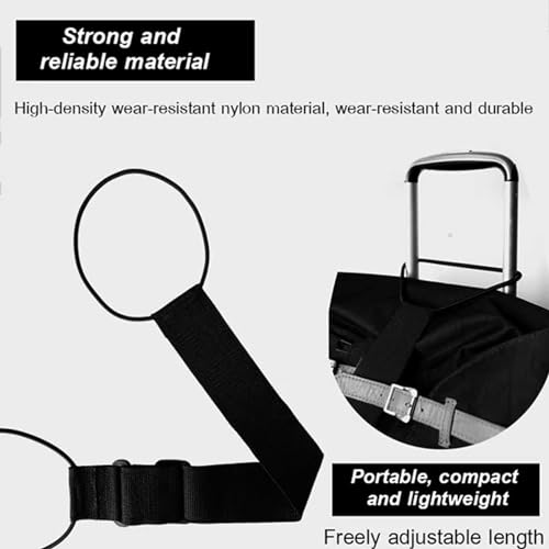 Image of Luggage Straps for Suitcases-Elastic Fastening Belt for Luggage-Suitcase Belts Luggage Strap-Add a Bag Luggage Strap-Suitcase Adjustable Belt, 5.5x11CM