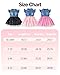 Toddler Baby Girl Dress Summer Ruffle Short Sleeve Denim Tulle Dress Toddler Fairy Prom Tutu Princess Sundress Cute Outfit 18 24 Month Girl Clothes