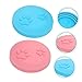LIOOBO 2pcs Silicone Can Lids for Cat Food Pet Can Sealing Lid Easy to Open Fresh Pet Supply