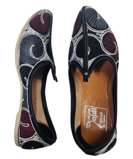 Men’s Jutti Mojari – Traditional Punjabi Ethnic Wedding Shoes for Men – Juti for Mens | Nagra Shoes Men | Jutti Sherwani Shoes | Kurta Mojdi for Men | Marriage & Party Footwear-image-41