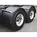 TRUX Single Axle Poly Fenders - Pair, Black