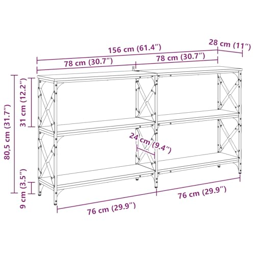 Console étroite de 28 cm pour optimiser le rangement d'un salon - 3